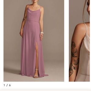 Flattering Chiffon Quartz maxi